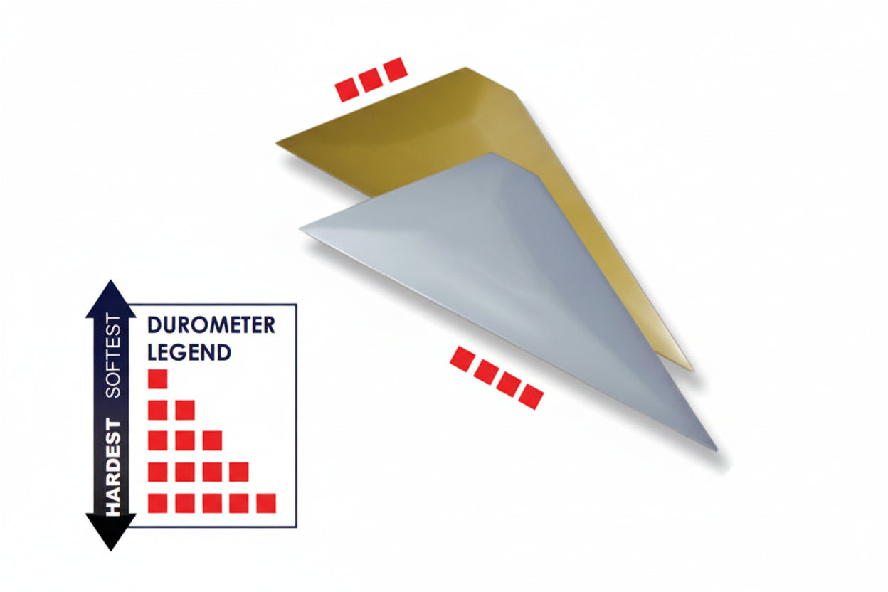 EZ Reach Ultra Gold (Flex-Firm) or Platinum (Hard) with Durometer