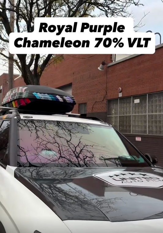 Chameleon Ceramic Window Film - Royal Purple 70%