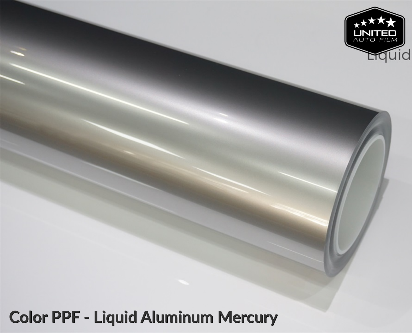 United Auto Film Color PPF - Liquid Aluminum Mercury