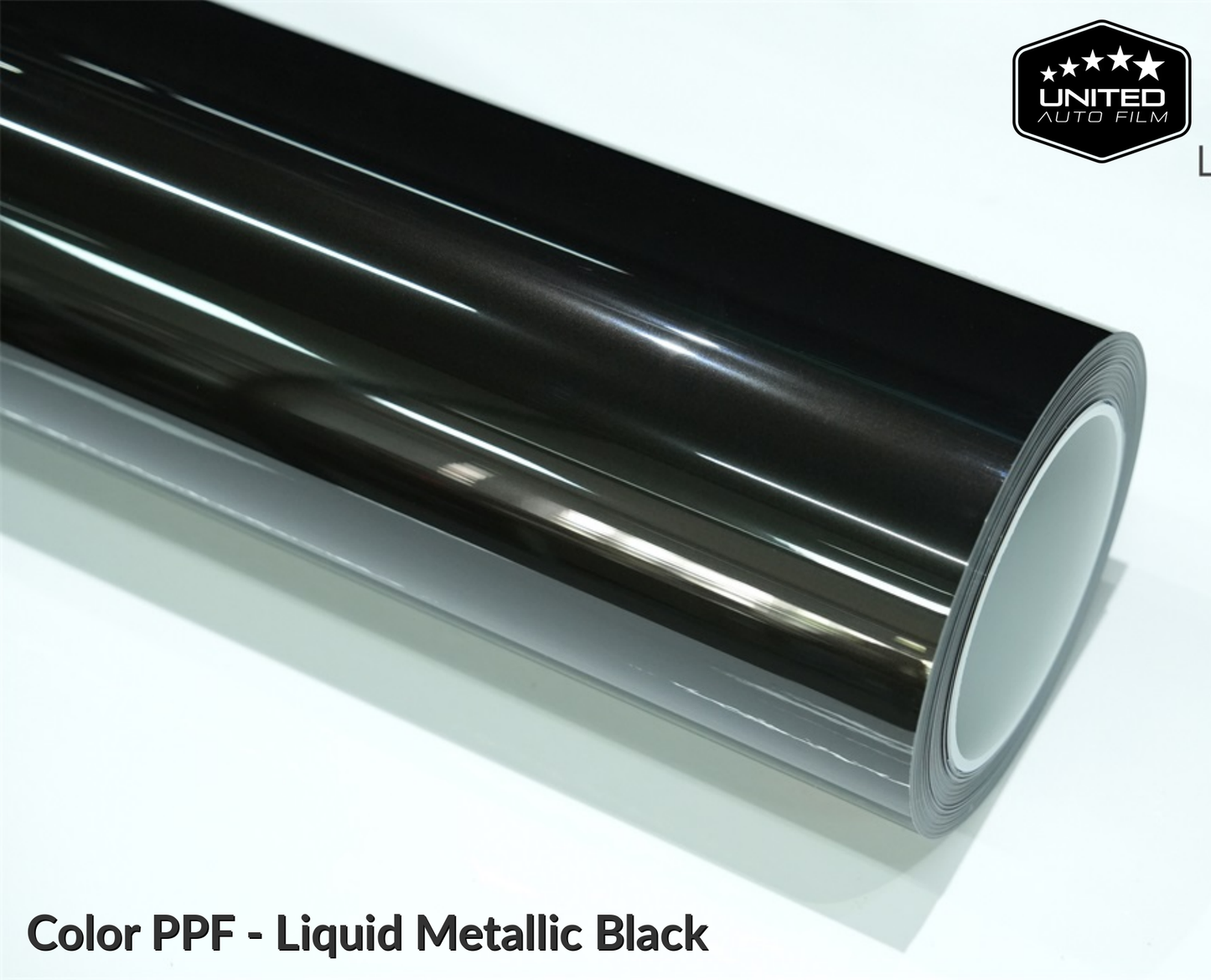 United Auto Film Color PPF - Liquid Metallic Black