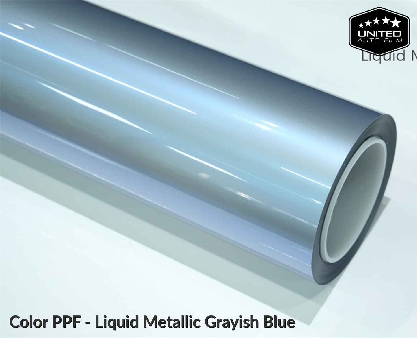 United Auto Film Color PPF - Liquid Metallic Grayish Blue