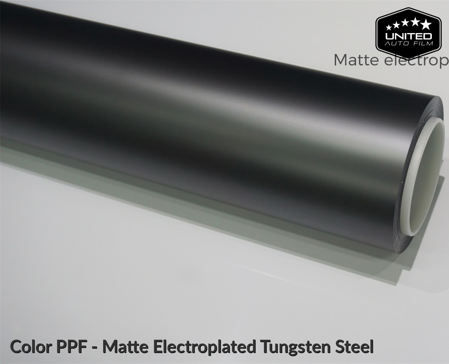 United Auto Film Color PPF - Matte Electroplated Tungsten Steel