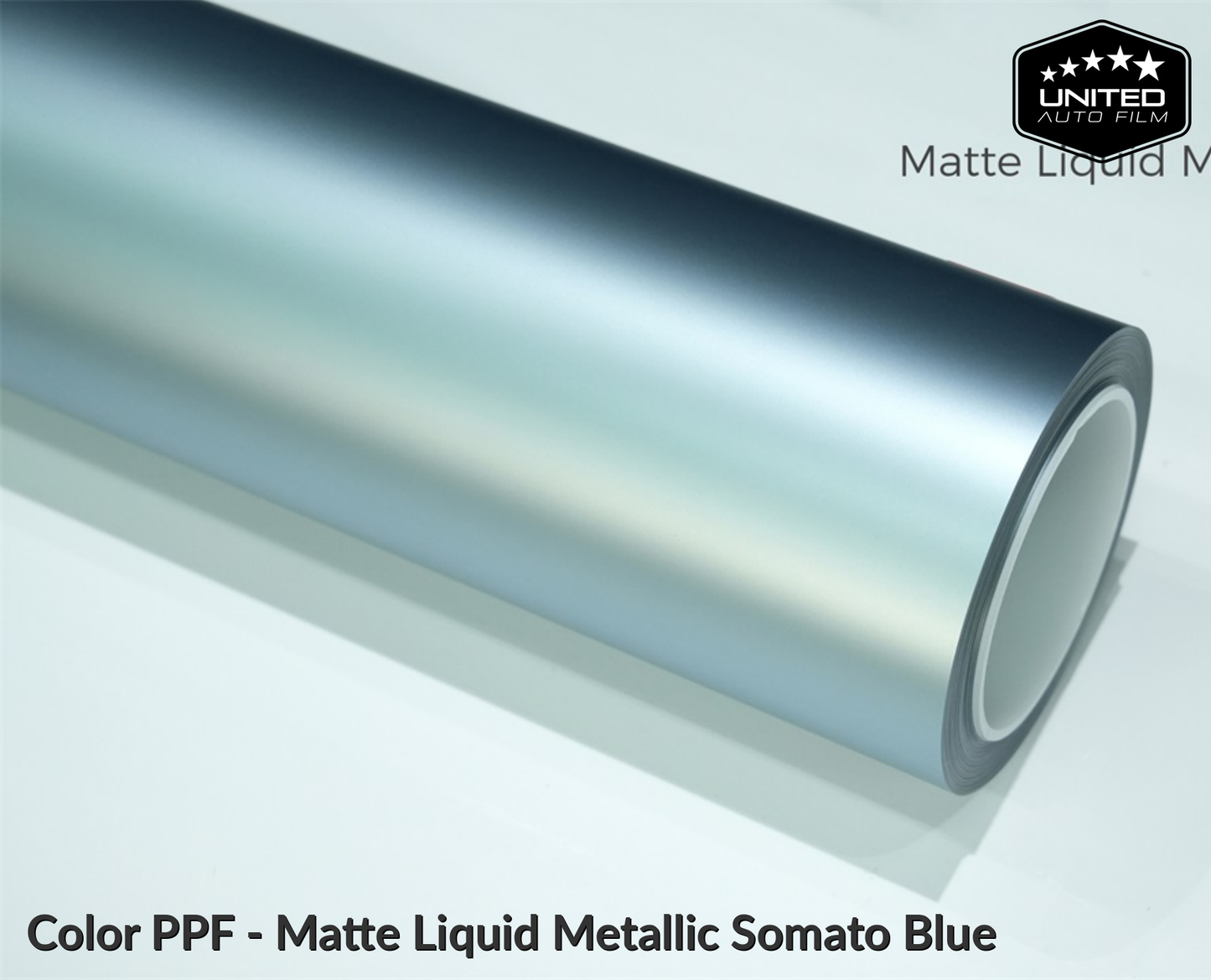 United Auto Film Color PPF - Matte Liquid Metallic Somato Blue