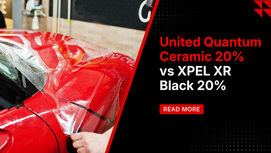 United Quantum Ceramic 20% vs XPEL XR Black 20%