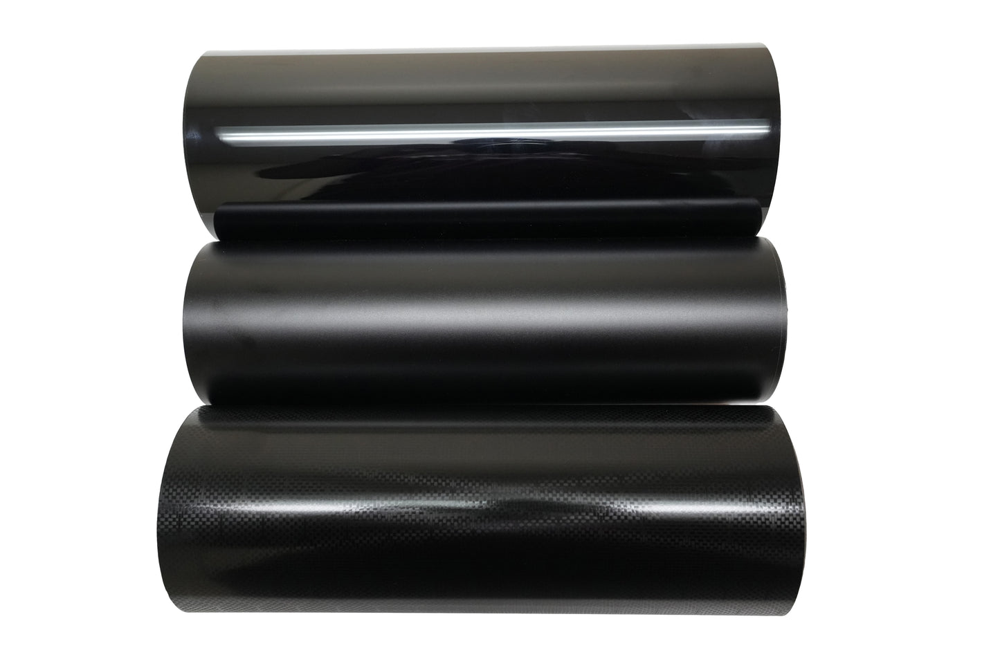 Carbon Fiber Design, Matte Black, Glossy Black Vinyl Wrap 60″