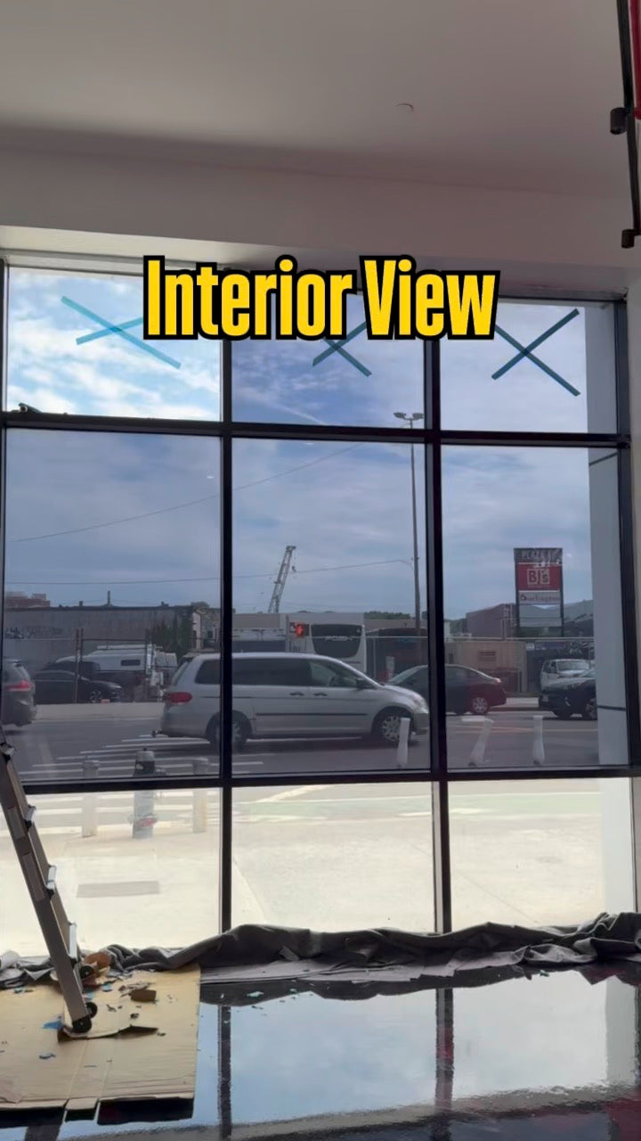 Reflective Mirror Window Film – 2mil – Dual Reflective & One-Way