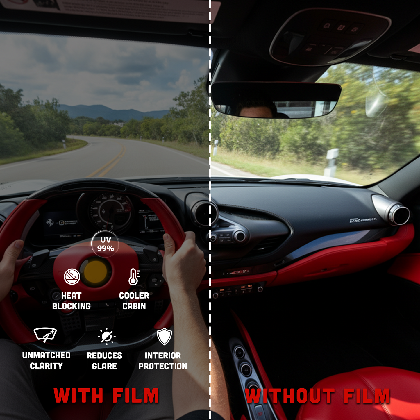 CERAMIC PRO 2-Ply Window Tint Film | 2 mil | 90-97% IR Rejection