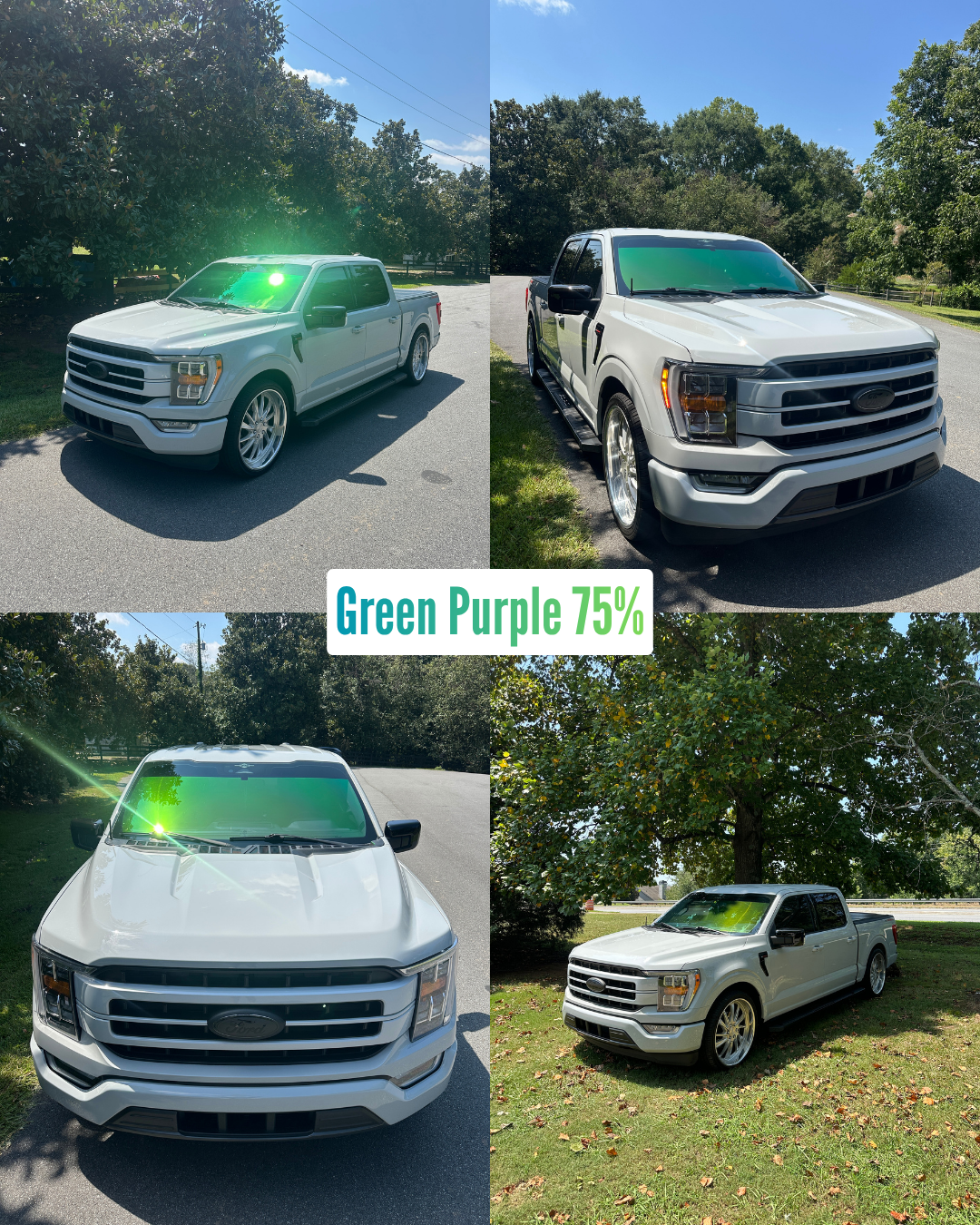 Chameleon Ceramic Window Film - Green Purple 75%
