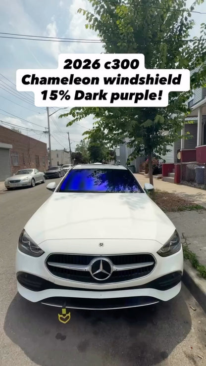 Chameleon Ceramic Window Film - Dark Purple 15%