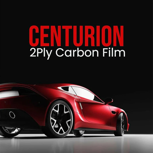 FREE SAMPLE - CENTURION Carbon Window Tint Film | 2-PLY Charcoal | 1.5mil | 30-40% IR Rejection