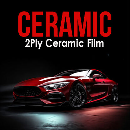 FREE SAMPLE - CERAMIC PLUS 2-Ply Window Tint Film | 2 mil | 90-97% IR Rejection