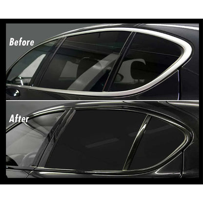 4" 12" Chrome Delete Vinyl Wrap