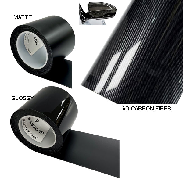 4" 12" Chrome Delete Vinyl Wrap