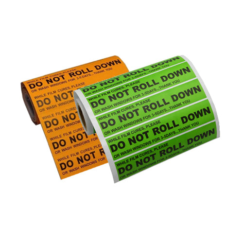 Do Not Roll Down Sticker (100 Stickers)
