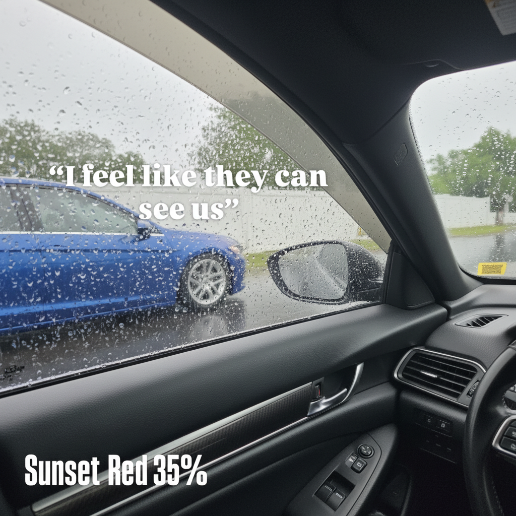 Chameleon Ceramic Window Film - Sunset Red 35%