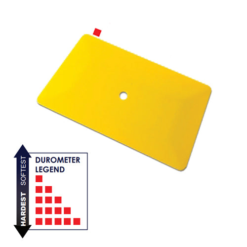 6"Yellow Hard Card Squeegee