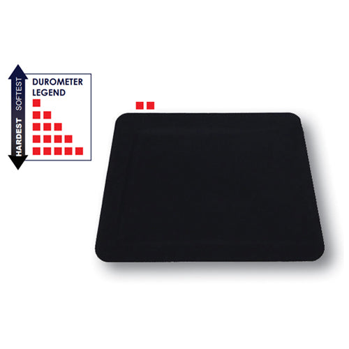 4" Black Hard Card (Medium Soft)