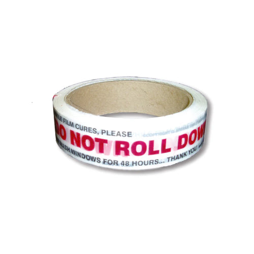 Do Not Roll Down Tape (Red, White)