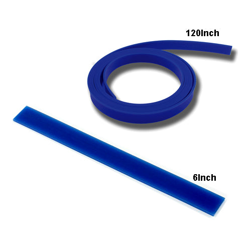 6" 120" Roll Blue Squeegee Refill