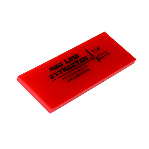 5" Red Line Extractor 1/4" Double Bevel Squeegee Blade