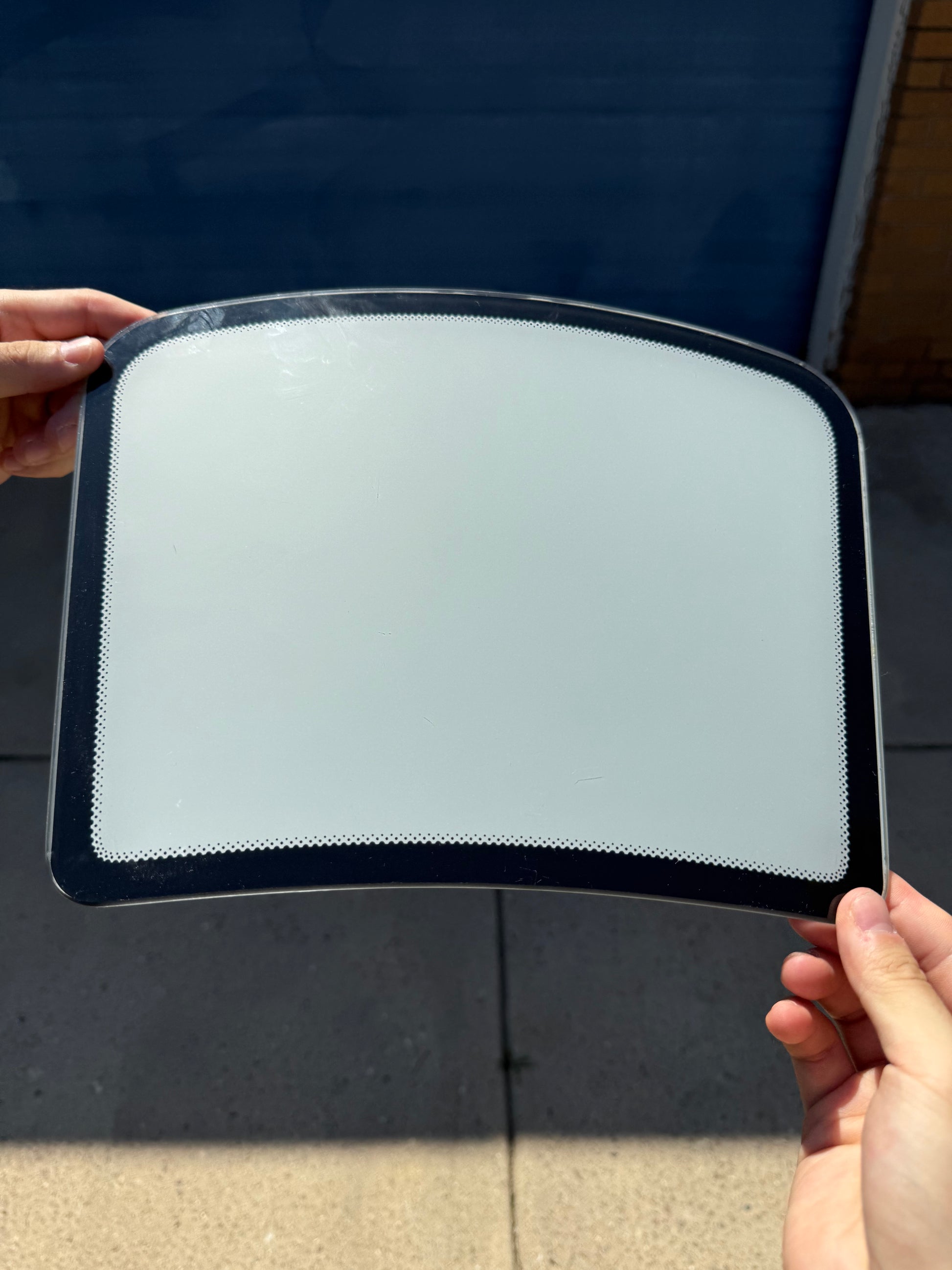 White Frost Privacy Film