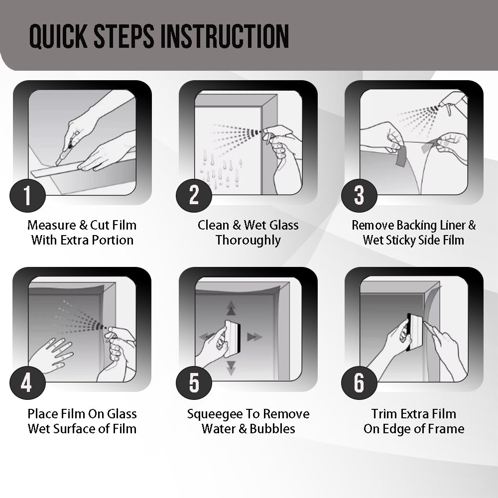 Reflective Mirror Window Film – 2mil – Dual Reflective & One-Way