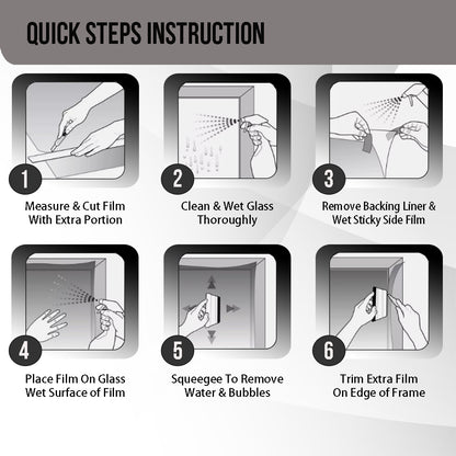 Reflective Mirror Window Film – 2mil – Dual Reflective & One-Way