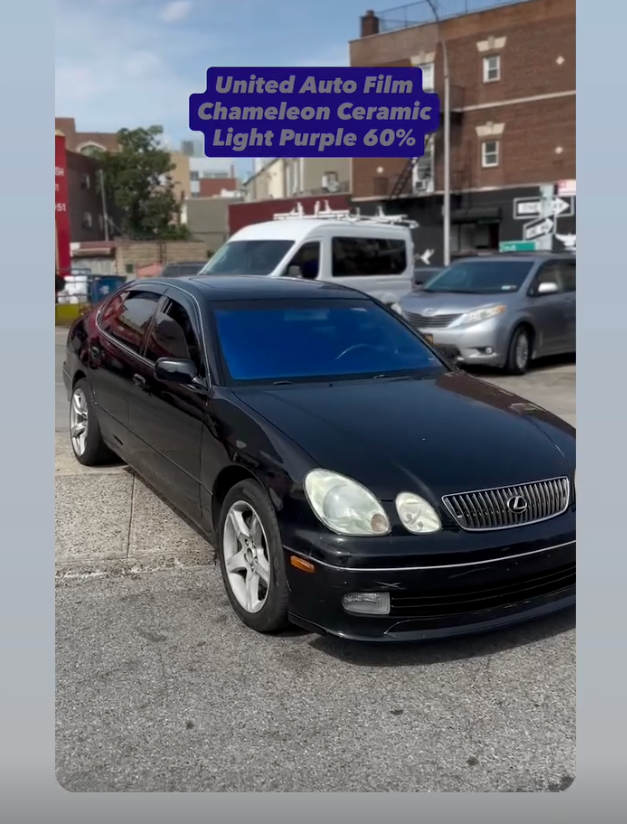 Chameleon Ceramic Window Film - Light Purple 60%