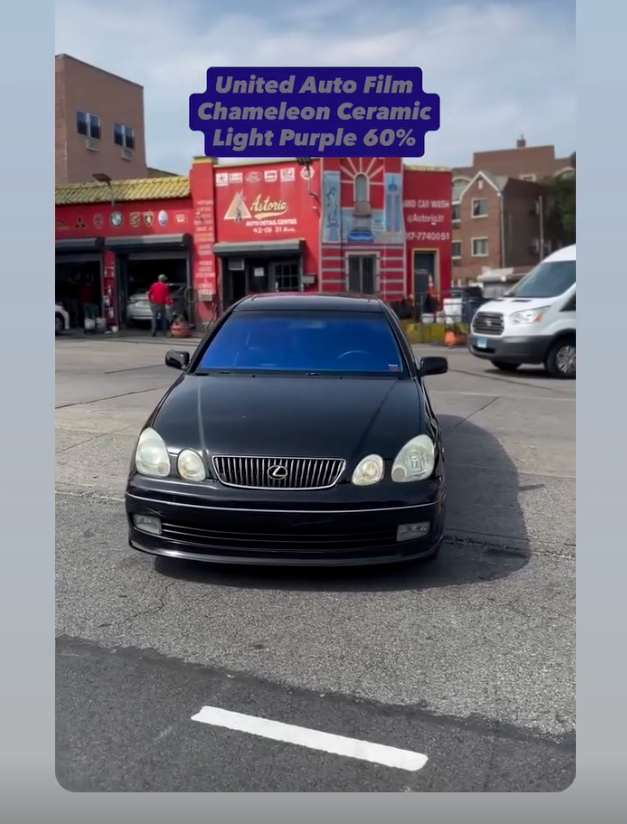 Chameleon Ceramic Window Film - Light Purple 60%