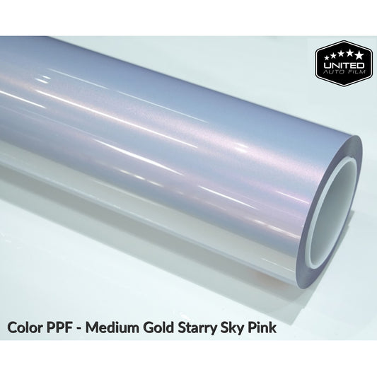 Color PPF - Medium Gold Starry Sky Pink