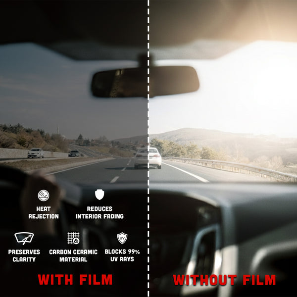 MAX NANO Carbon 2PLY Window Tint Film | 2 mil | 35-75% IR Rejection (W ...