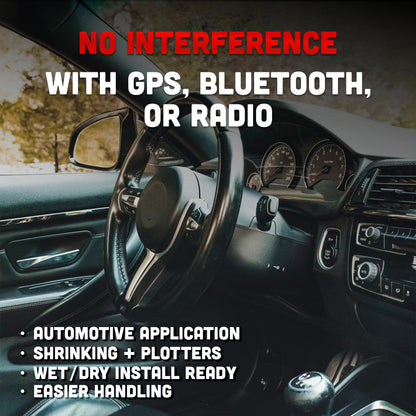 MAX NANO Carbon 2PLY Window Tint Film | 2 mil | 35-75% IR Rejection (Wide Spectrum)