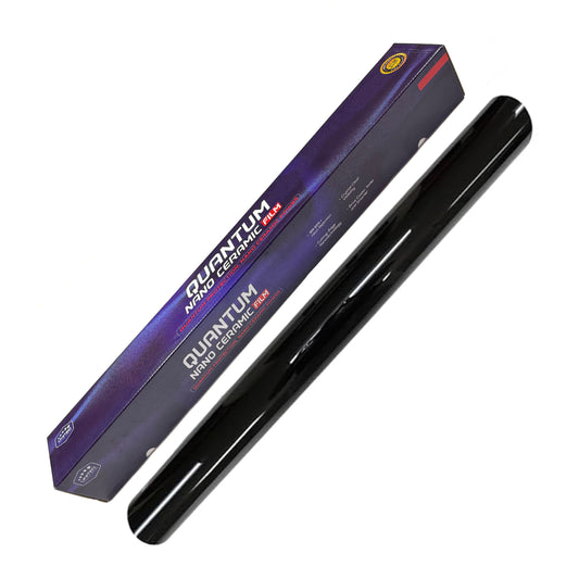 QUANTUM CERAMIC 2-Ply Window Tint - 2mil - 90% IR Rejection - Super Shrinkage