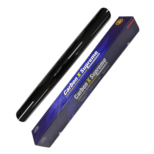 CARBON X SUPREME 2-Ply Window Tint - 2mil - 30-78% IR Rejection - Super Shrinkage