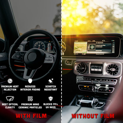 QUANTUM CERAMIC Window Tint | 90% IR Rejection | Super Shrinkage
