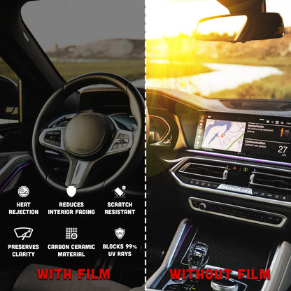 CARBON X SUPREME 2-Ply Window Tint - 2mil - 30-78% IR Rejection - Super Shrinkage