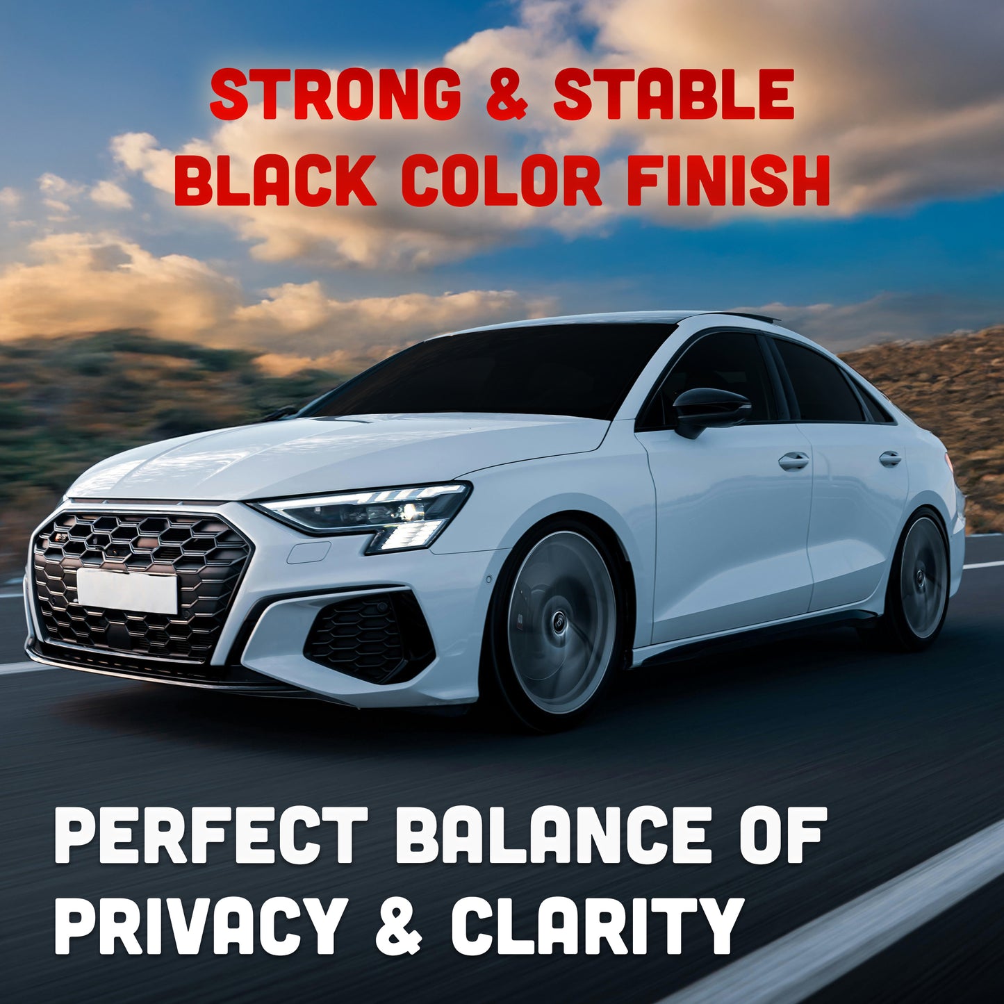 ULTRA NANO CERAMIC 2-Ply Window Tint Film | 2 mil | 80-95% IR Rejection