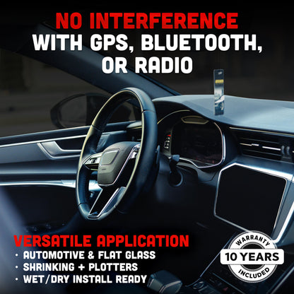 ULTRA NANO CERAMIC 2-Ply Window Tint Film | 2 mil | 80-95% IR Rejection