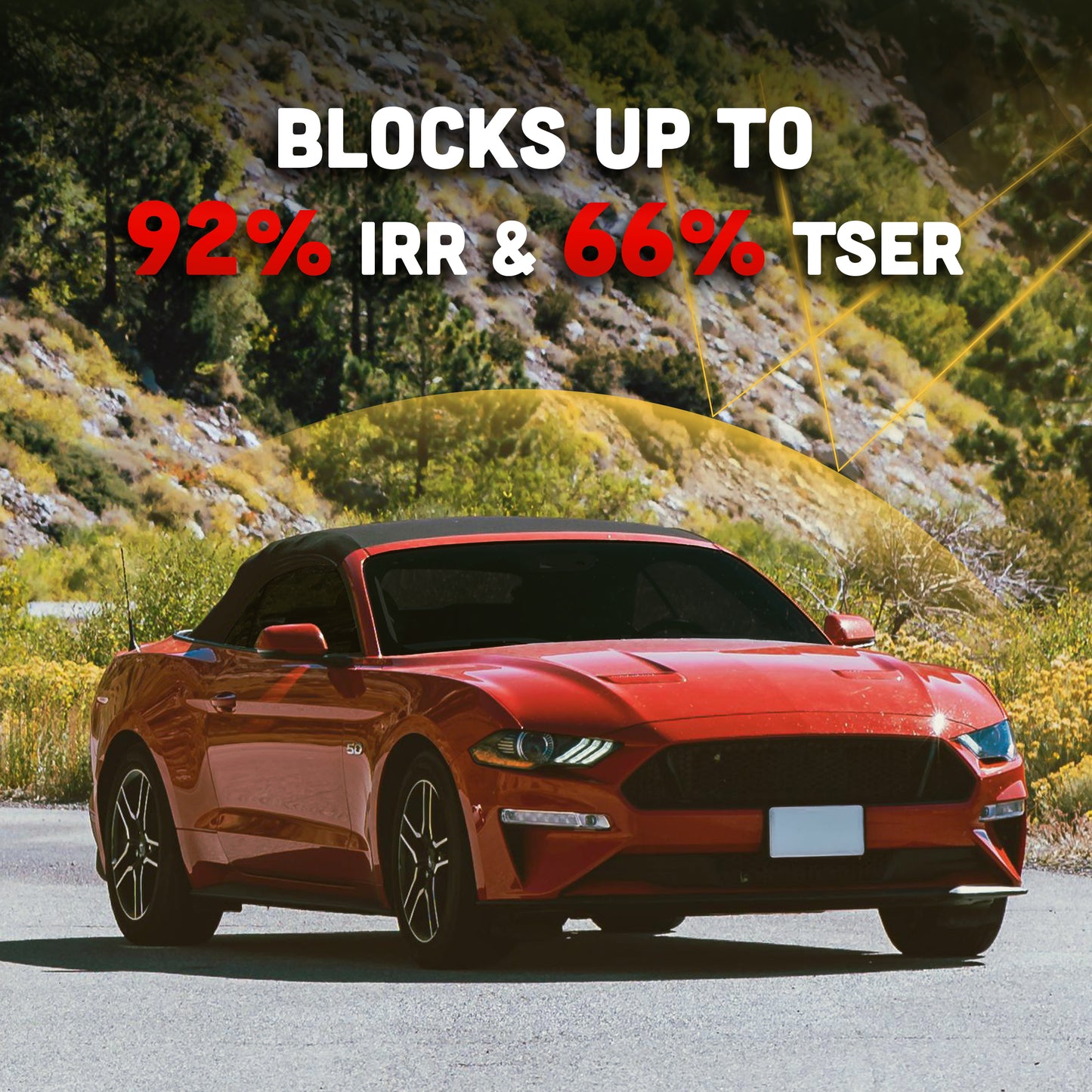 ULTRA NANO CERAMIC 2-Ply Window Tint Film | 2 mil | 80-95% IR Rejection