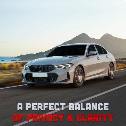 PROFESSIONAL 1-Ply Dyed Window Tint Film with Extra Glue (Upgraded 1-Ply)