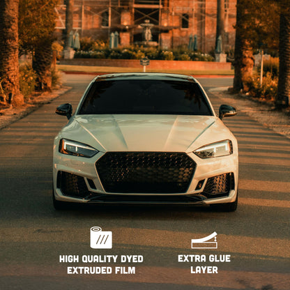 PROFESSIONAL 1-Ply Dyed Window Tint Film with Extra Glue (Upgraded 1-Ply)