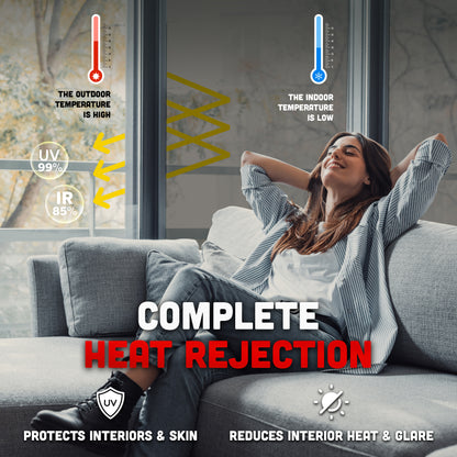 Reflective Mirror Window Film – 2mil – Dual Reflective & One-Way