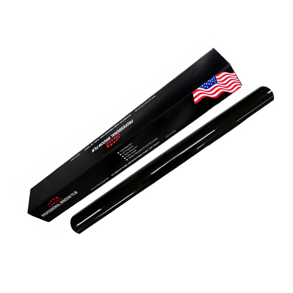 PROFESSIONAL 1-Ply Dyed Window Tint Film with Extra Glue (Upgraded 1-Ply)
