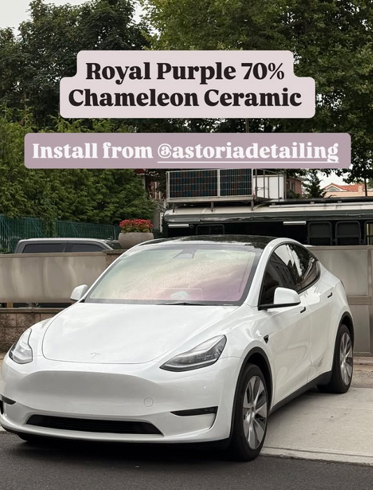 Chameleon Ceramic Window Film - Royal Purple 70%