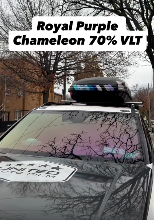 Chameleon Ceramic Window Film - Royal Purple 70%