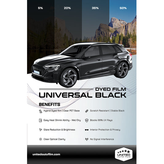 UNIVERSAL BLACK POSTER 24"x36"