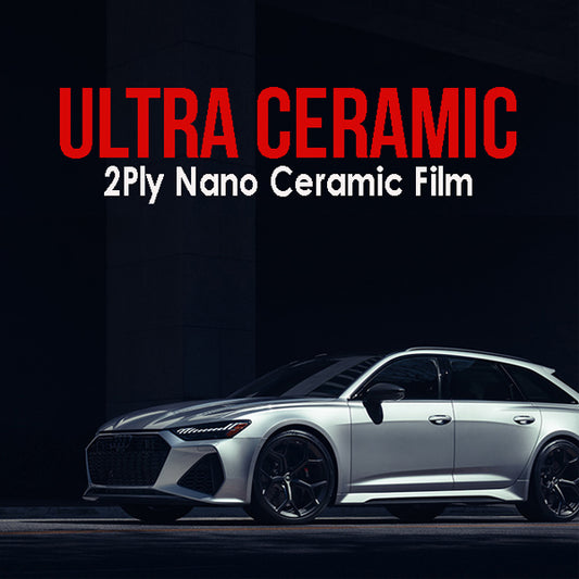 ULTRA NANO CERAMIC 2-Ply Window Tint Film | 2 mil | 80-95% IR Rejection