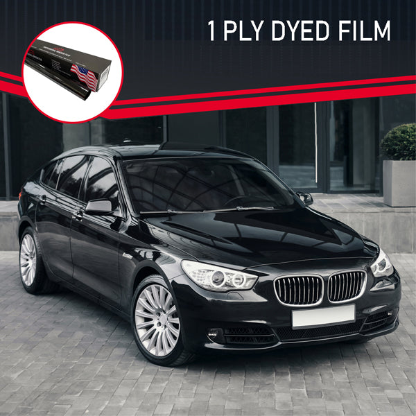 UNIVERSAL BLACK 1-PLY Dyed Window Tint Film