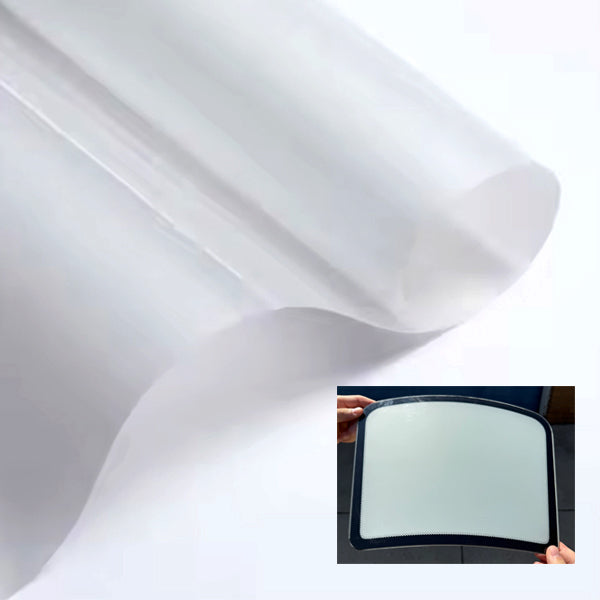 White Frost Privacy Film