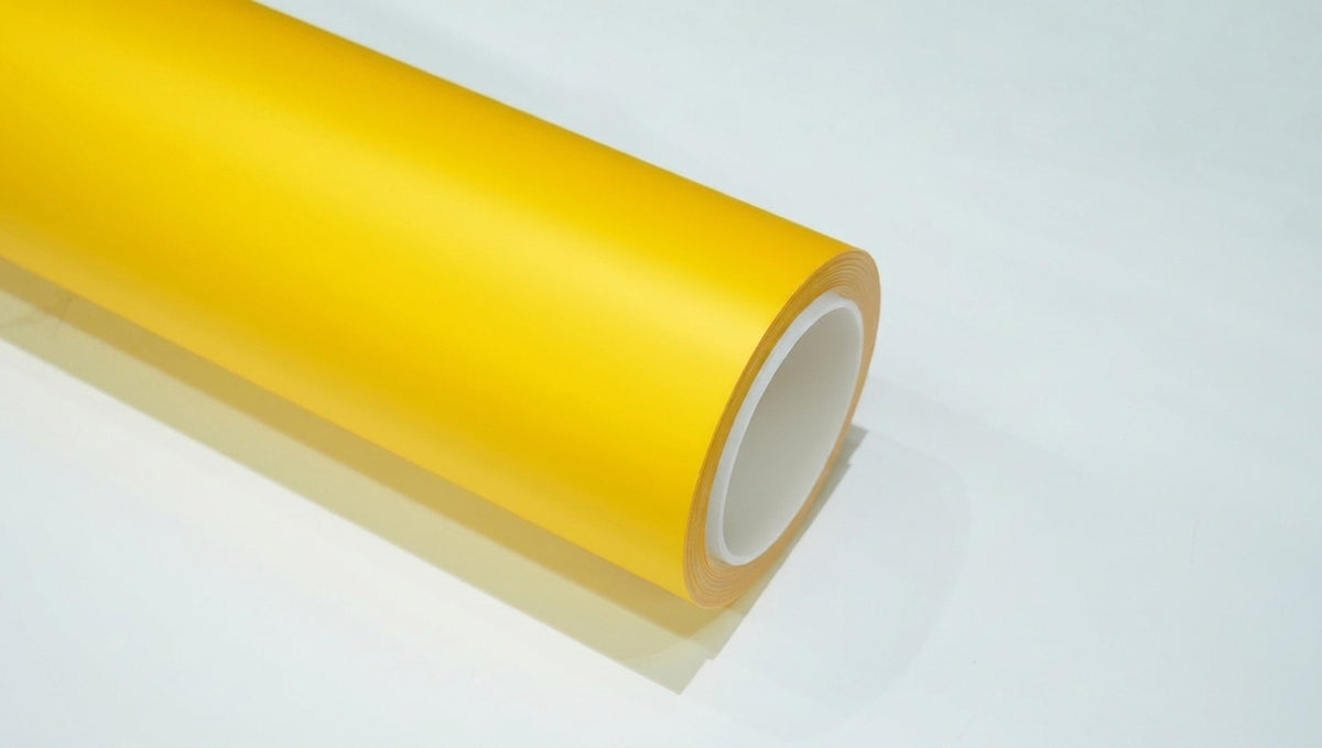 color-ppf-matte-sports-yellow roll
